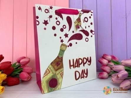 Geantă Cadou „Șampanie” Fără Ochelari L