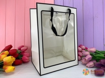 Geanta Pentru Flori "high Window" Alb L