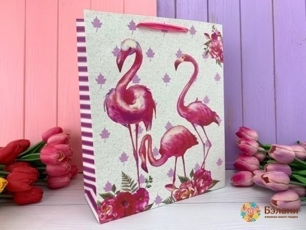 Geanta Cadou "flamingo" Lasă S