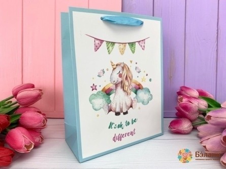 Pachet Cadou "unicorni" Alb M