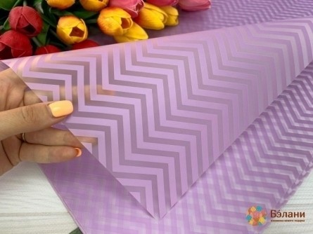 Hârtie De Urmărire Pentru Flori Lila „Zig Zag”