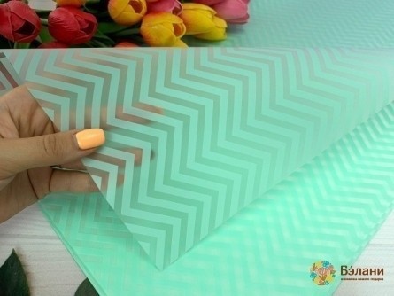 Urmărirea Hârtiei Pentru Flori „Zig Zag”