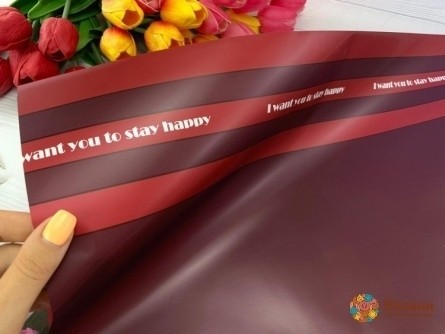 Hârtie Bilaterală De Urmărire "kant" Roșu-Claret