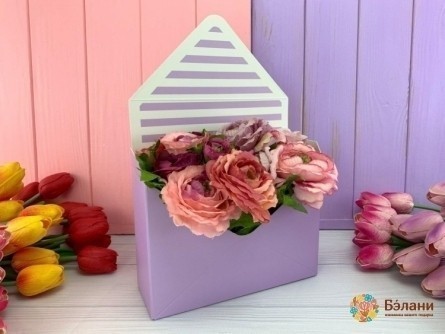 Plic Pliant Pentru Flori "linii" Liliac