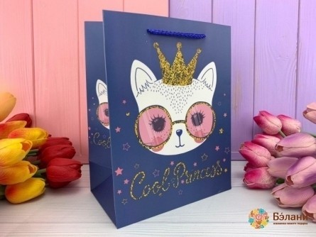 Geantă Cadou „Prințesa” Albastru S