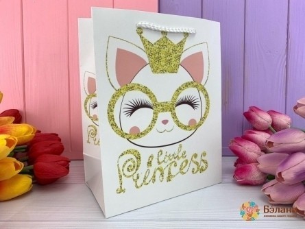 Geantă Cadou "prințesa" Albă M