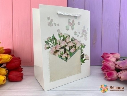 Pachet Cadou „Plic De Flori” Trandafiri S