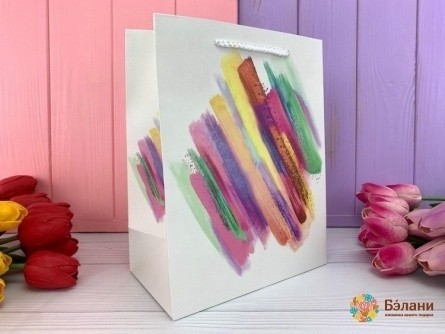 Geantă Cadou "vopsele De Vopsea" L