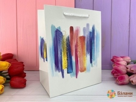 Geantă Cadou "vopsele De Vopsea" L