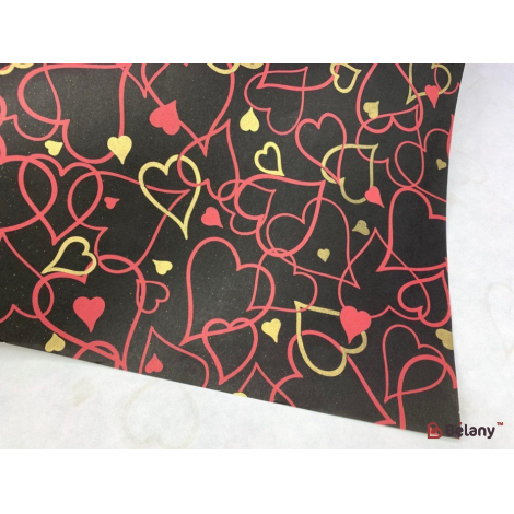 Hârtie De Ambalat "inimi" (50/70 Cm)