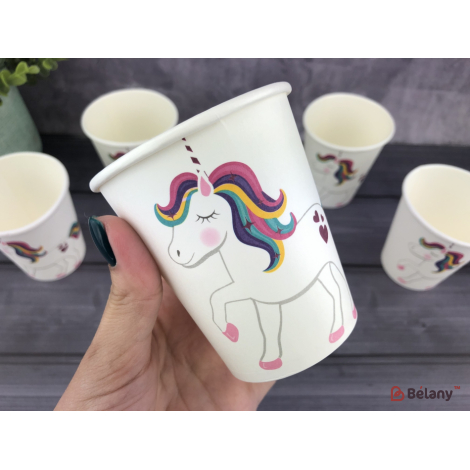 Căni De Hârtie "unicorn Dulce"