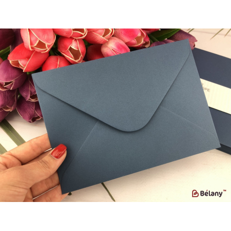Plicul "o Culoare" Albastru Închis