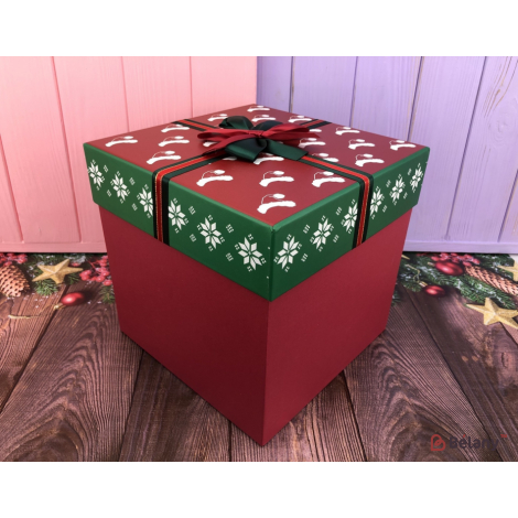 Cutie Cadou „Pălărie De Crăciun” Roșu