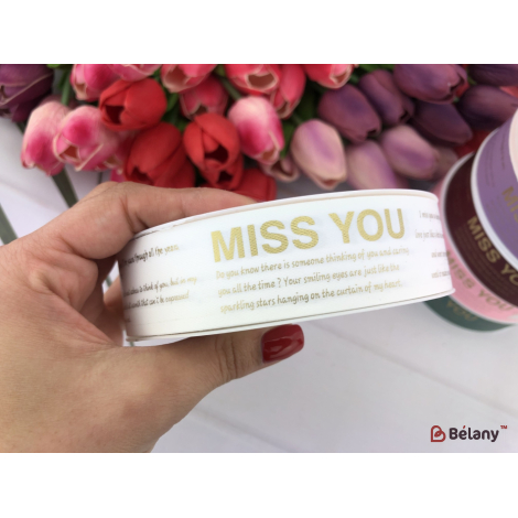 Banda Din Polipropilenă „Miss You” # 111