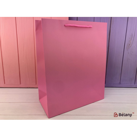 Geantă Cadou "o Culoare" Roz L