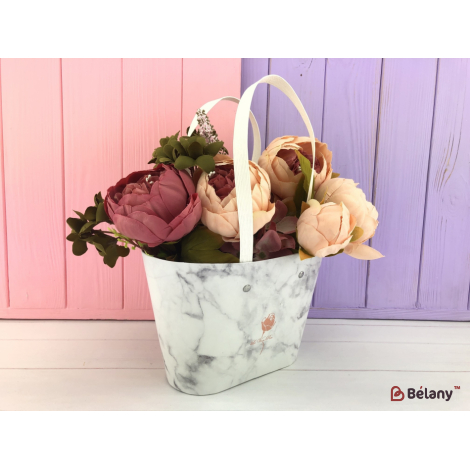 Cutie De Flori Din Marmură "geantă"