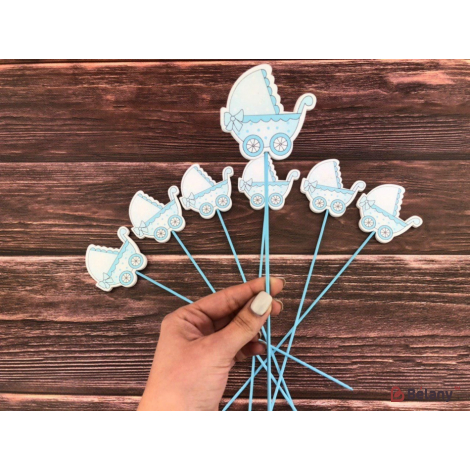 Topper "băiețel" 12 Buc.