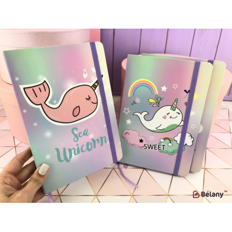 Caiet „Unicorn De Mare” (96 De Pagini) A6