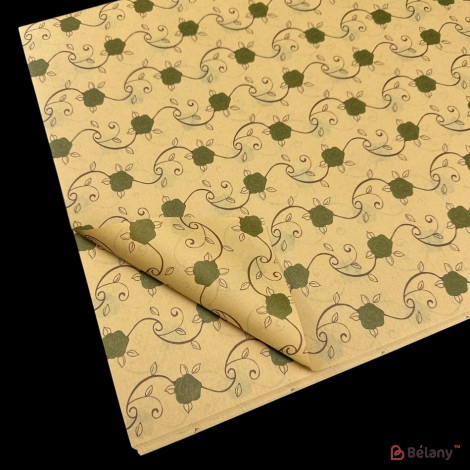 Floare De Hârtie „Roza Vântului” Verde