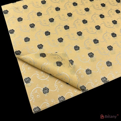 Hârtie Pentru Flori „Roza Vântului” Neagră