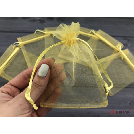 Saci De Organza „Invizibil” 13 * 18 Aurii