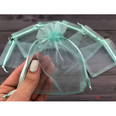 Pungă Organza „Invizibil” 9X12 Ceresc