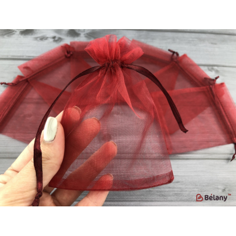 Saci Organza „Invizibil” 15 * 20 Visiniu