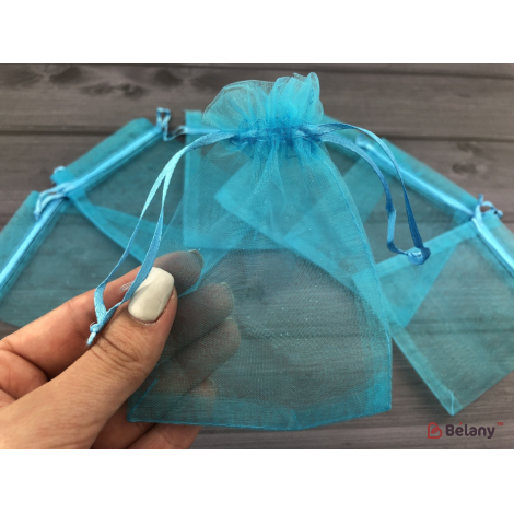 Saci De Organza „Invizibil” 17 * 23 Ceresc