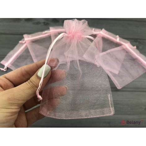Saci De Organza „Invizibil” 17 * 23 Roz