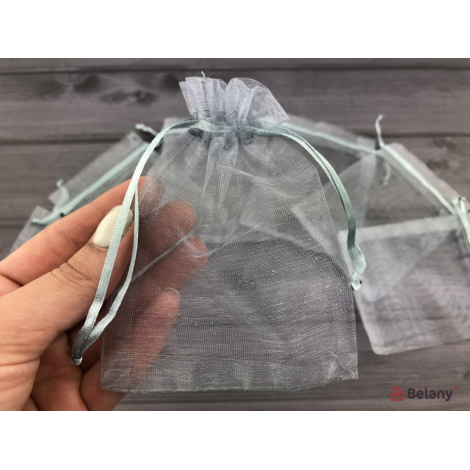 Saci De Organza „Invizibil” 17 * 23 Gri