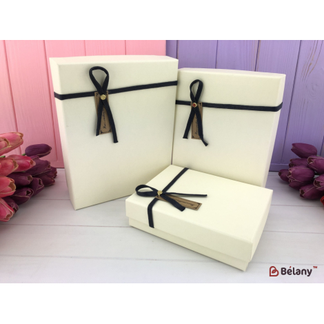 Прямоугольный коробки "Стиль" белая