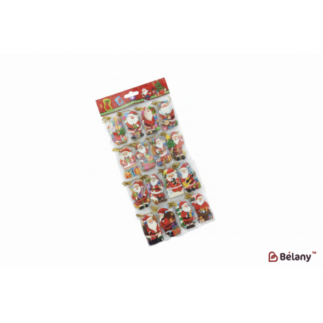 Новогодние мини-открытки "Happy Santa"