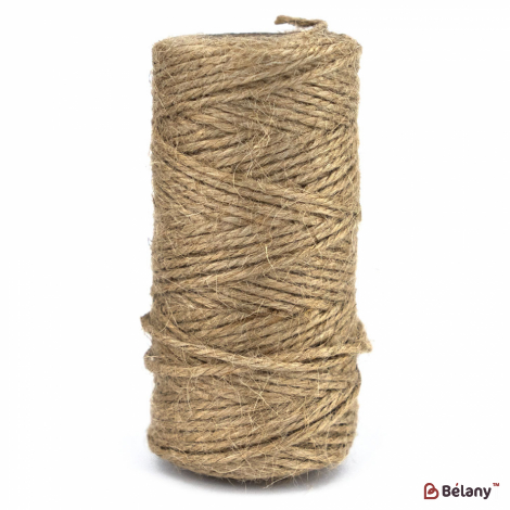 Бечевка джут натуральная льняная (100г)