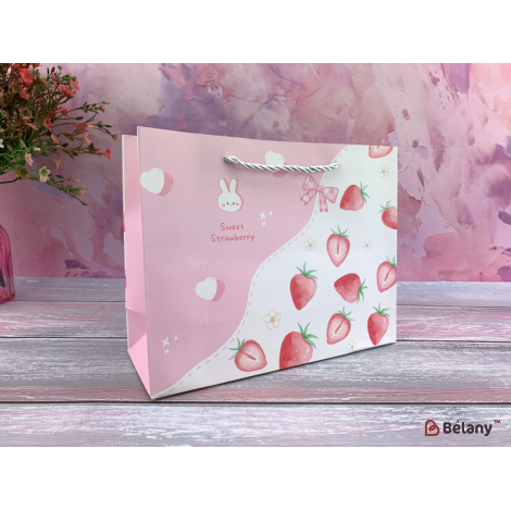 Подарочные пакеты "Strawberry" M #3