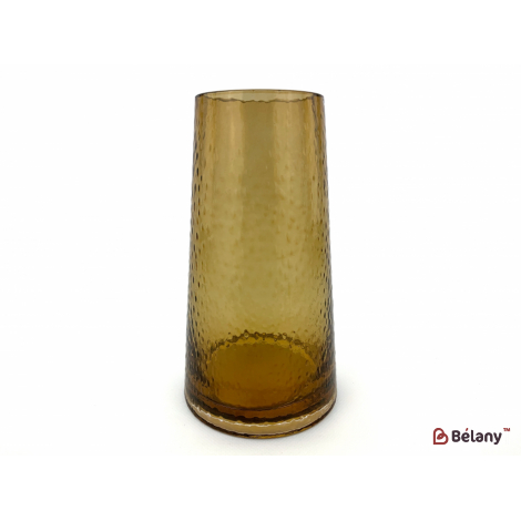 Ваза для цветов "Matte rain" шафрановый 13х22см