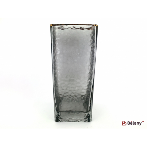 Ваза для цветов "Light figure" пепельный 10х25см