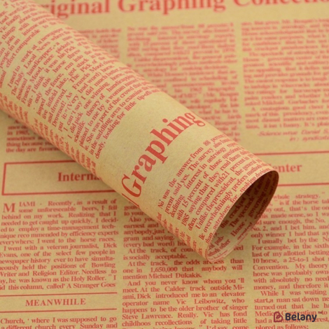 Бумага для цветов "Graphing" #01