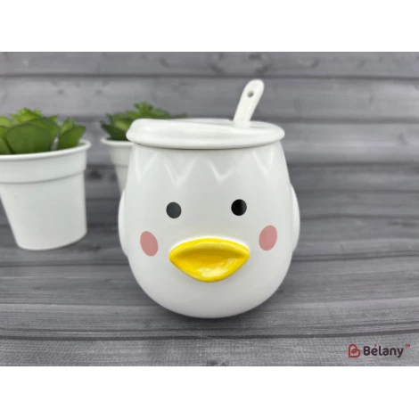 Cana Ceramica "ducky Face" Alba