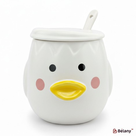 Cana Ceramica "ducky Face" Alba