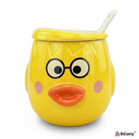Cana Din Ceramica "ducky Face" Galbena