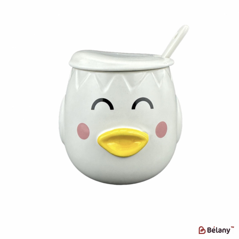 Cana Ceramica "ducky Face" Alba