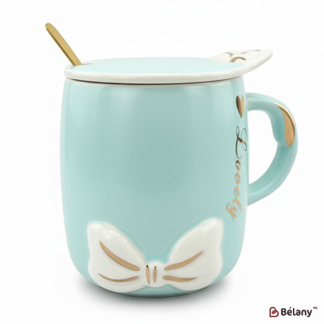 Cana Din Ceramica "beauty Ribbon" Acvamarin