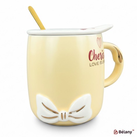 Cana Ceramica "beauty Ribbon" Crema