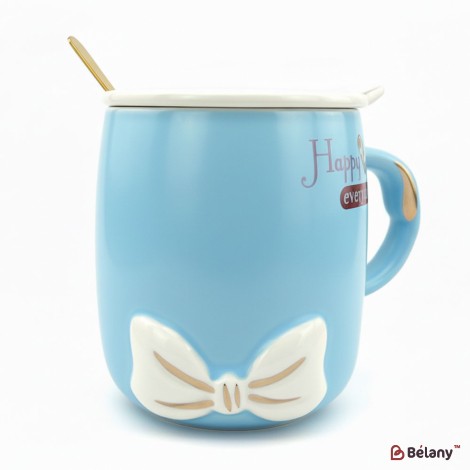 Cana Din Ceramica "beauty Ribbon" Albastra