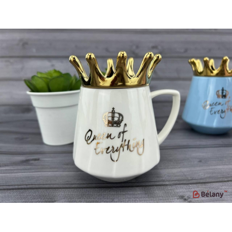 Cana Din Ceramica "regina Tuturor" Alba