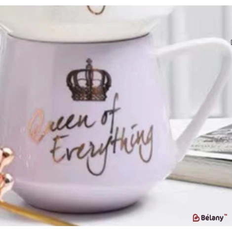 Cana Din Ceramica „Regina Tuturor” Mov