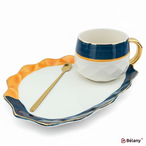 Ceașcă Și Farfurie Din Ceramică „Oyster”