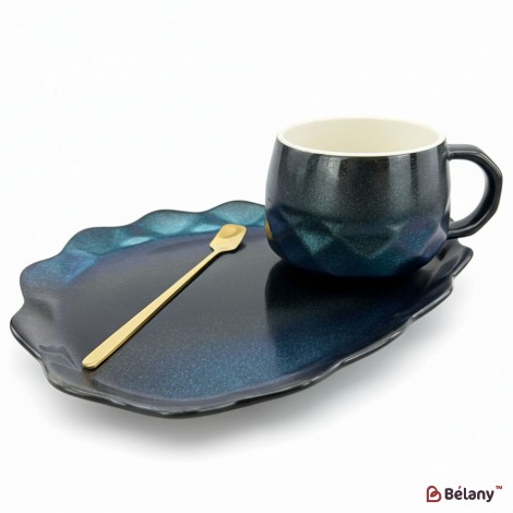 Pahar Si Farfurie Din Ceramica "galaxy" Lepus