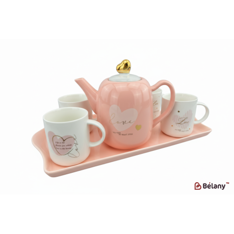 Set De Ceai "sweet Life" Roz