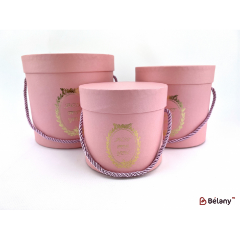 Cutie De Flori „Doar Pentru Tine” Piersic